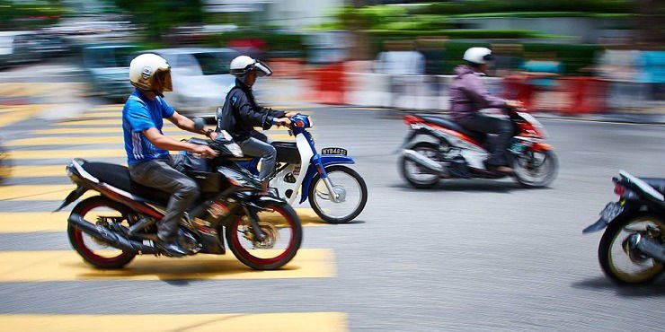 as multas mais aplicadas aos motociclistas
