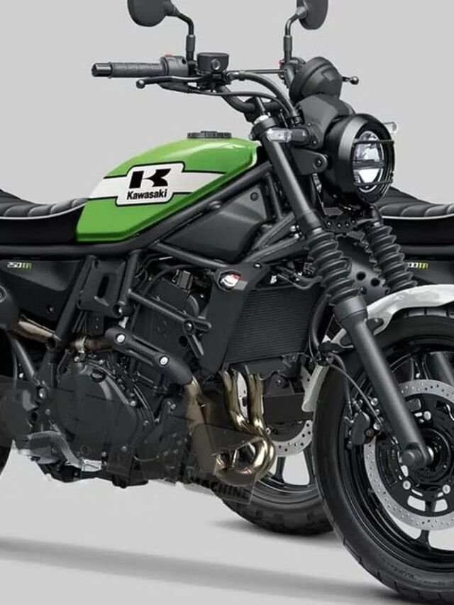 Nova moto scrambler da kawasaki 250tr e 400tr
