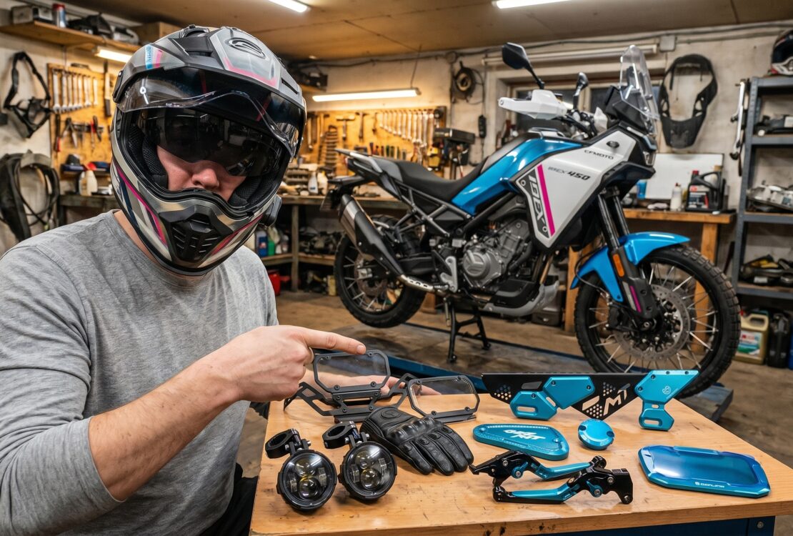 Melhores acessórios para a cfmoto ibex 450