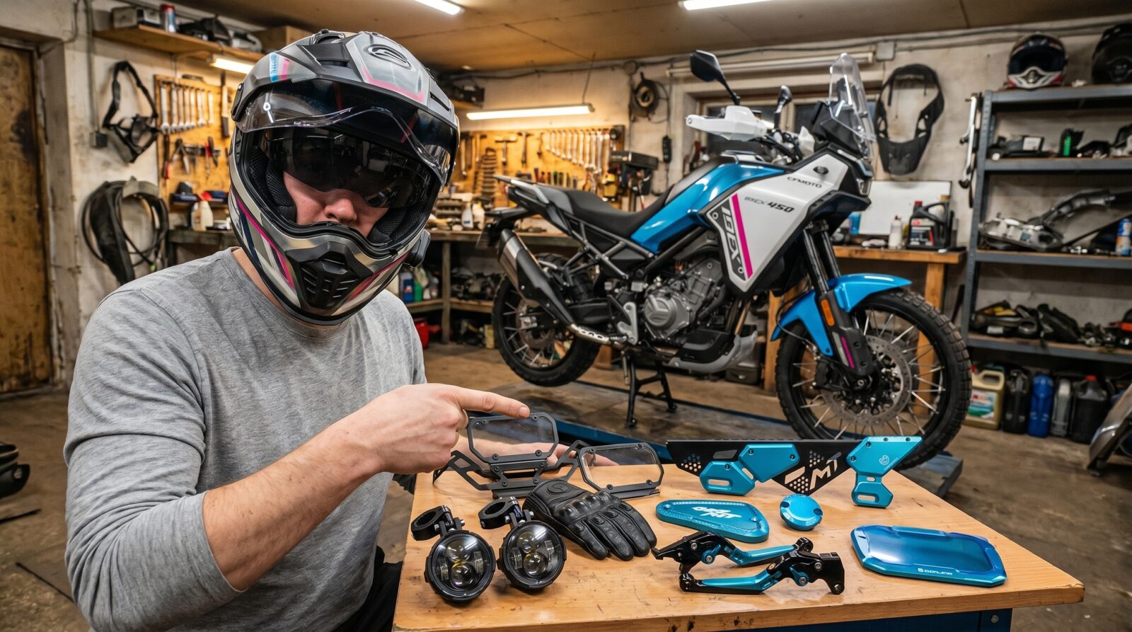 Melhores acessórios para a cfmoto ibex 450